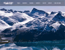 Tablet Screenshot of glacierair.com